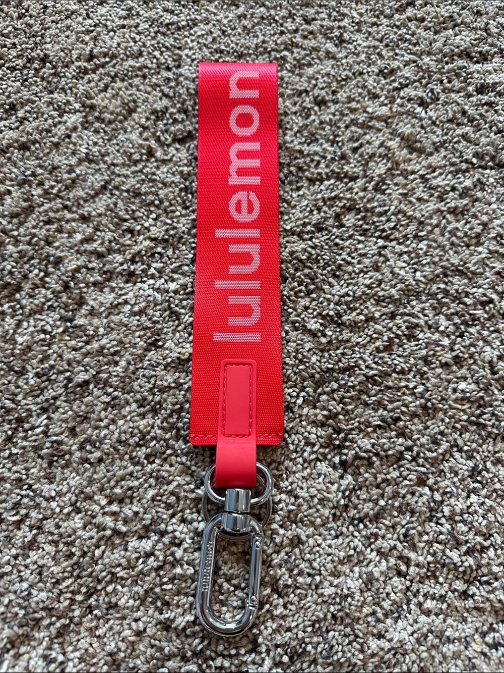 Lululemon Never Lost Keychain
